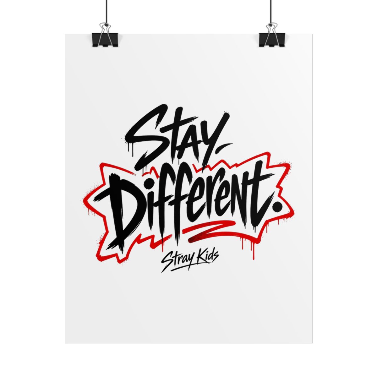 Stray Kids "Stay Different." Poster