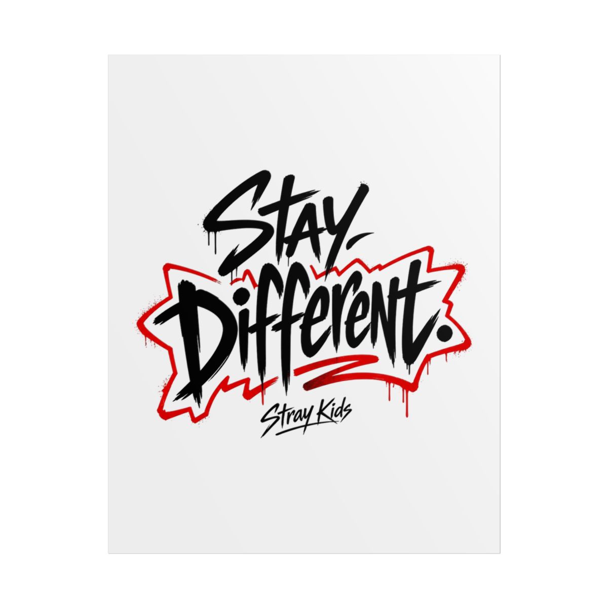 Stray Kids "Stay Different." Poster - alternate angle 1, merchandise
