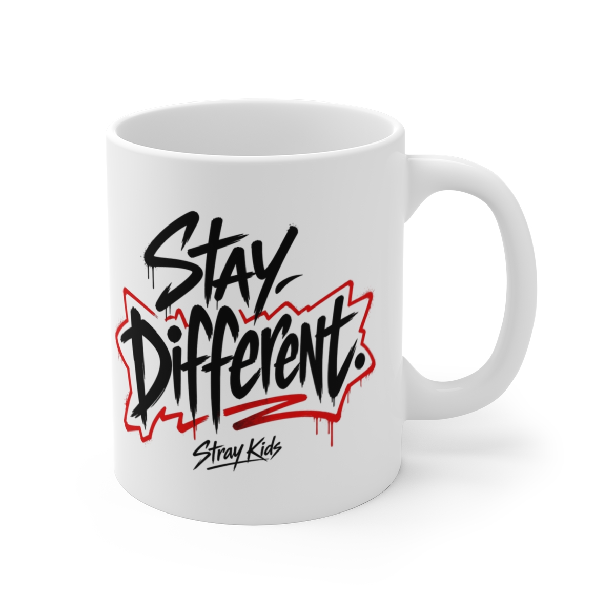 Stray Kids "Stay Different." White Mug