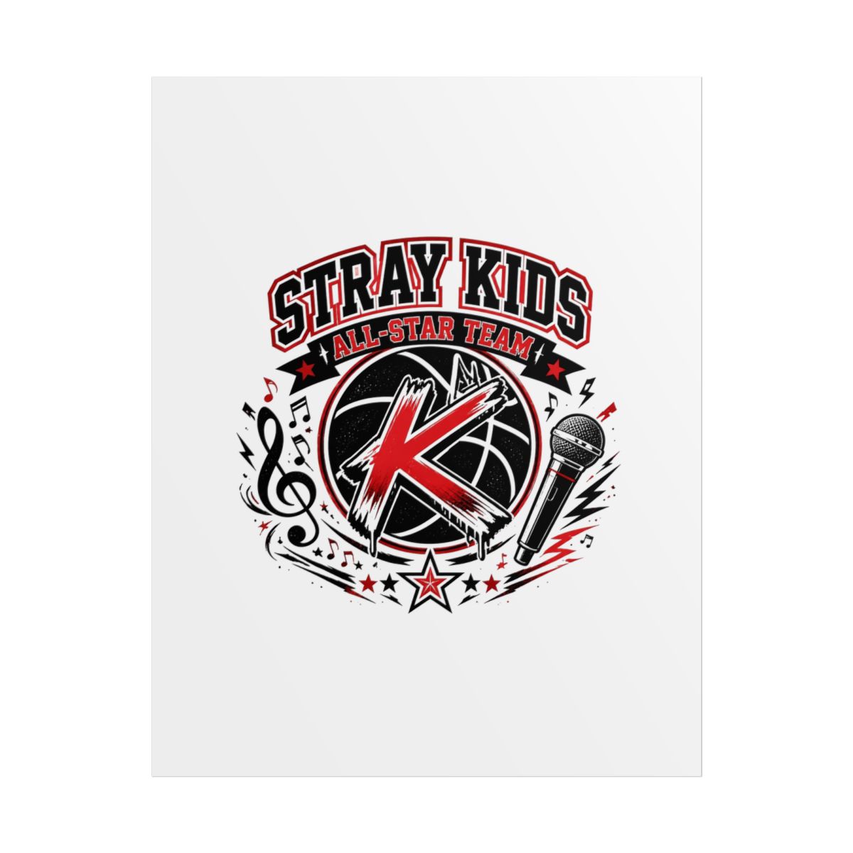 Stray Kids "Stray Kids All-Star Team" Poster - alternate angle 1, merchandise
