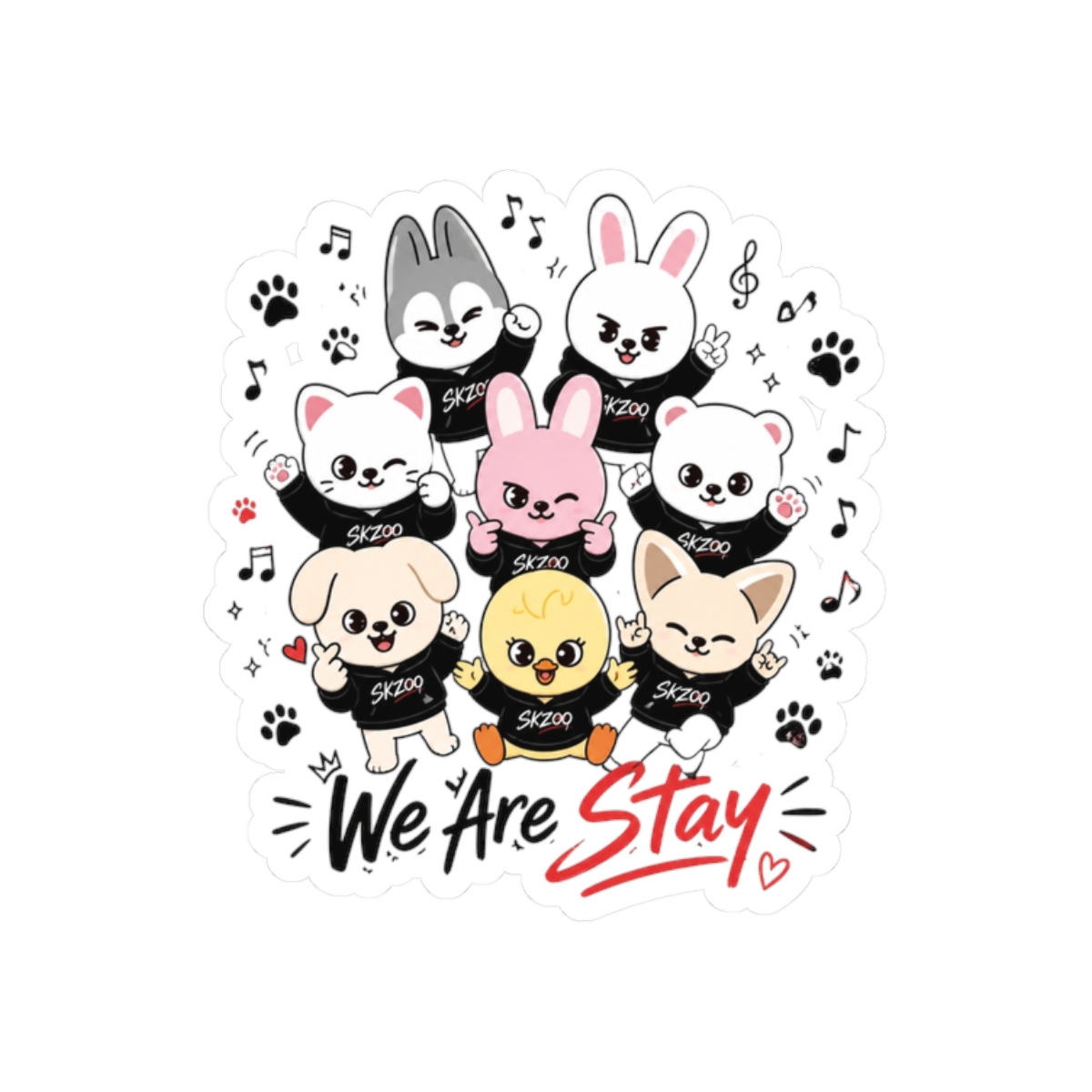 Stray Kids "We Are Stay" Sticker - Official Stickers merchandise