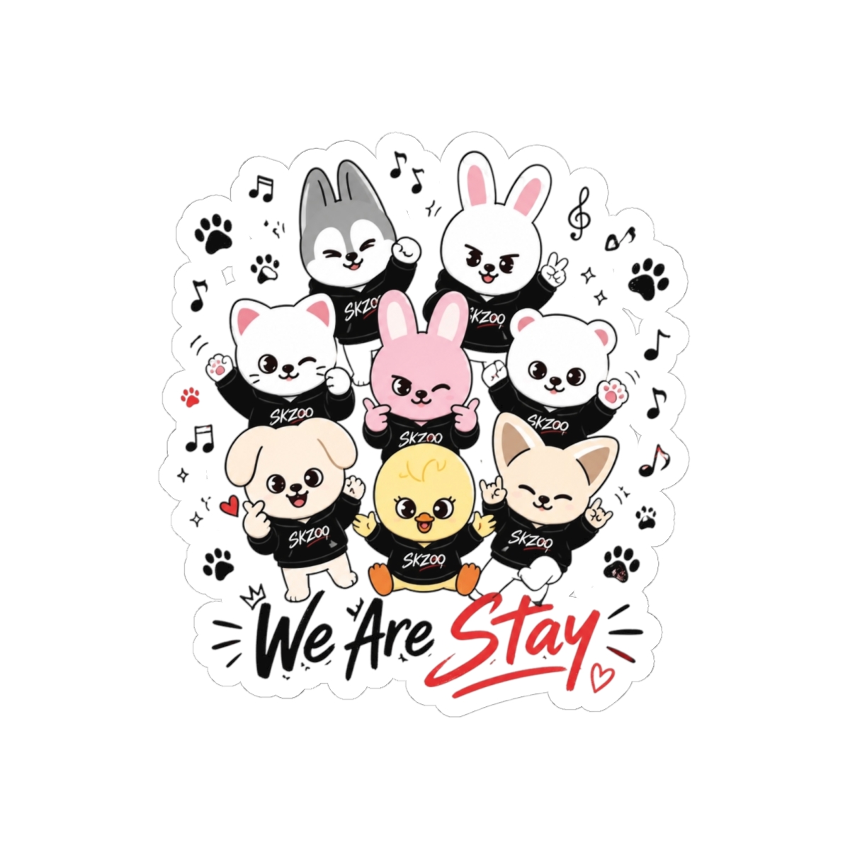 Stray Kids "We Are Stay" Sticker - alternate angle 3, merchandise