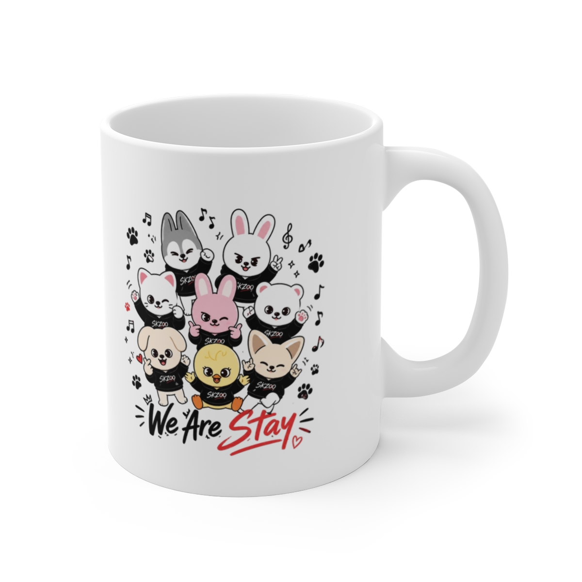 Stray Kids "We Are Stay" White Mug — official Stray Kids Mugs & Drinkware