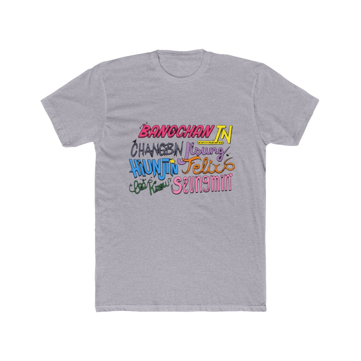 STRAY cute names. Long Sleeve T Shirt | Stray Kids - alternate angle 4, merchandise