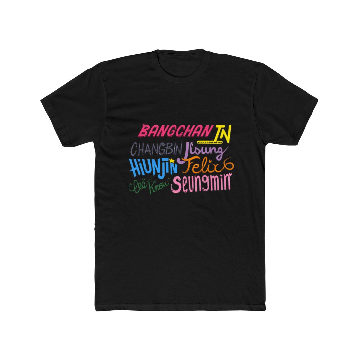STRAY cute names. Long Sleeve T Shirt | Stray Kids - alternate angle 3, merchandise