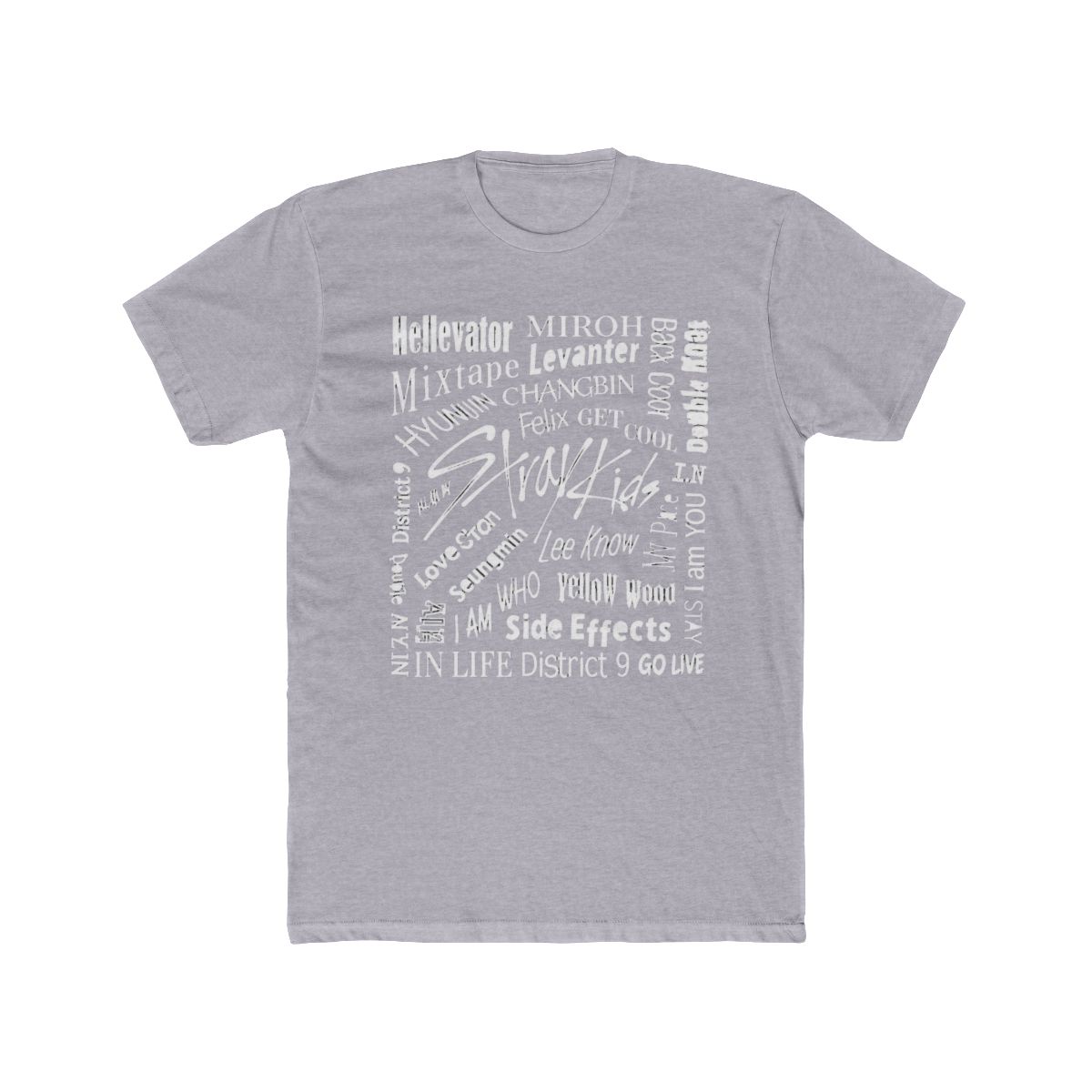 Stray Kids collage white T Shirt - alternate angle 3, merchandise