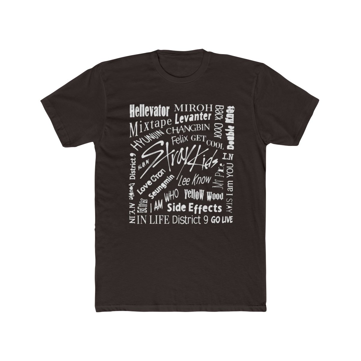 Stray Kids collage white T Shirt - alternate angle 2, merchandise