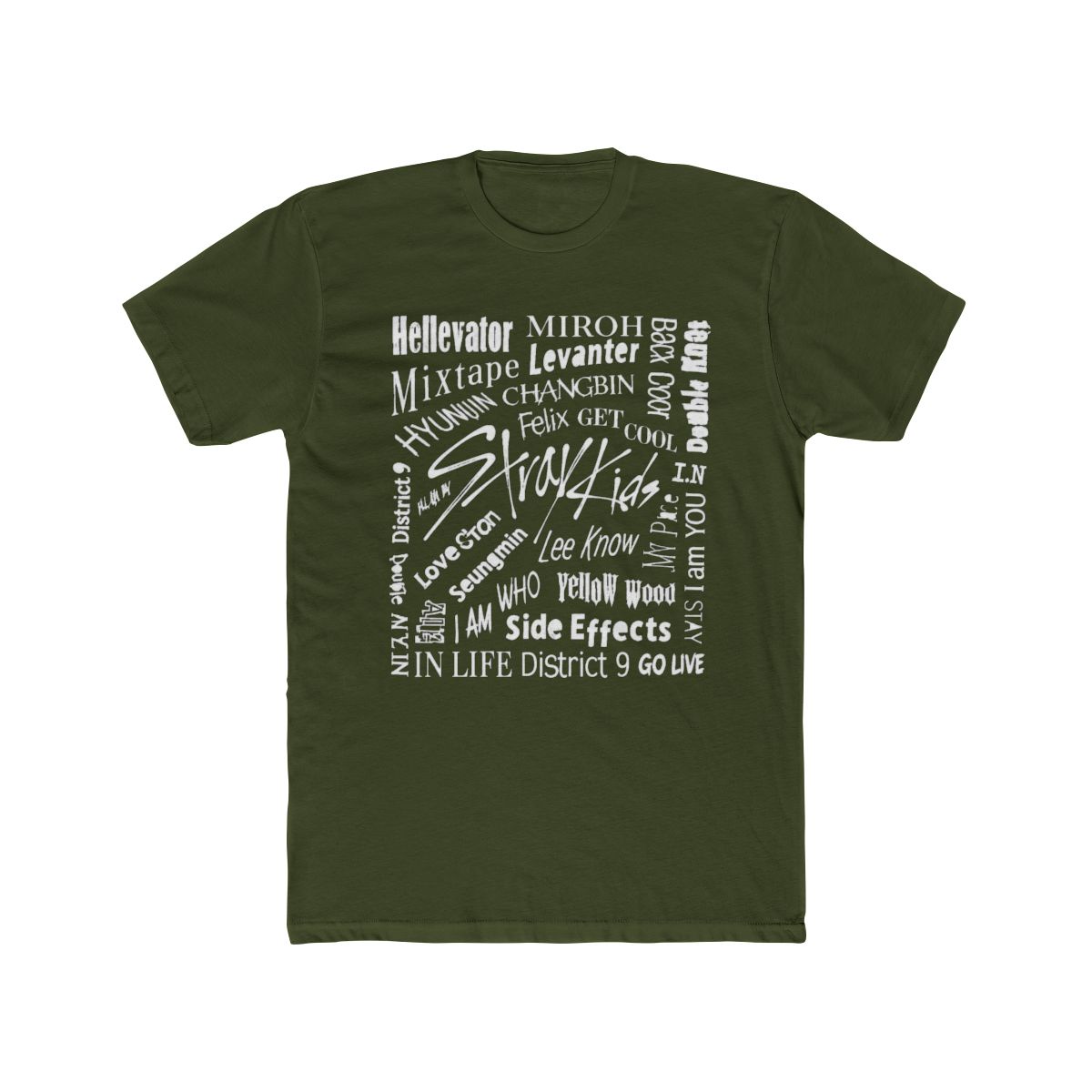 Stray Kids collage white T Shirt - alternate angle 4, merchandise