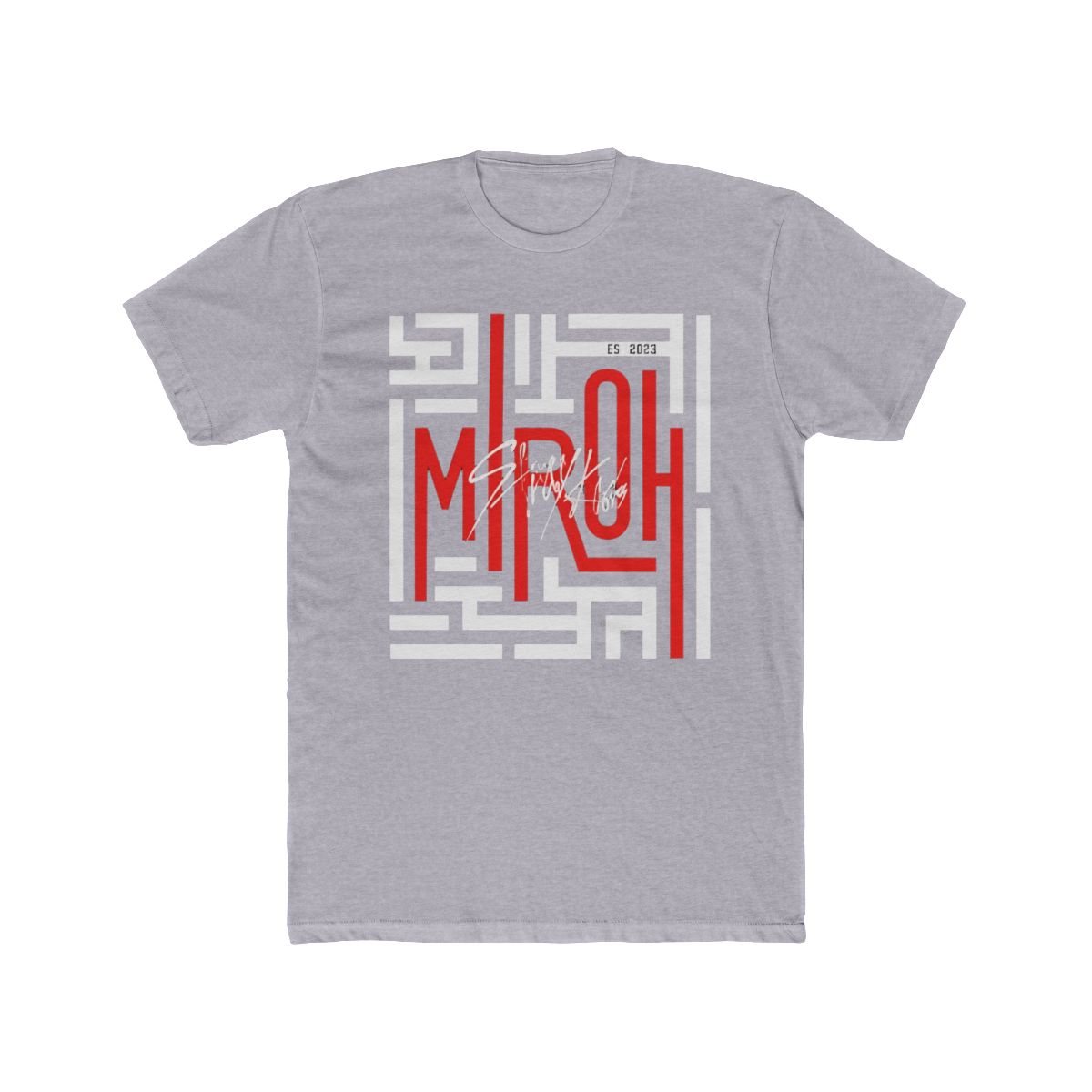 KPOP STRAY KIDS OFFICIAL LOGO MIROH Classic T Shirt - alternate angle 3, merchandise