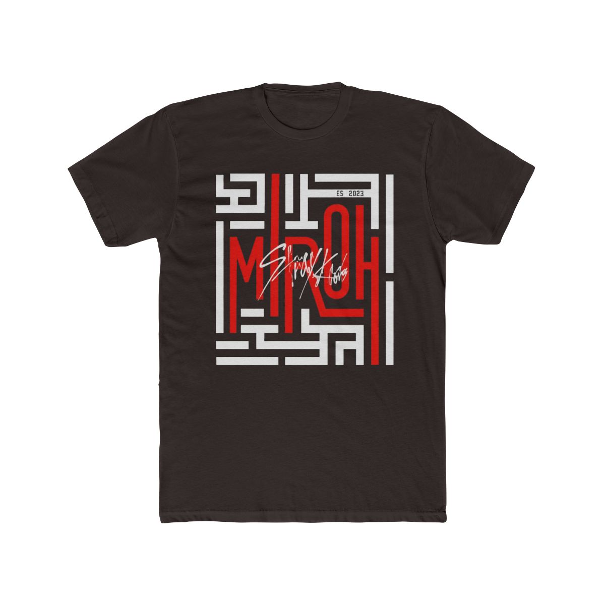 KPOP STRAY KIDS OFFICIAL LOGO MIROH Classic T Shirt - alternate angle 2, merchandise