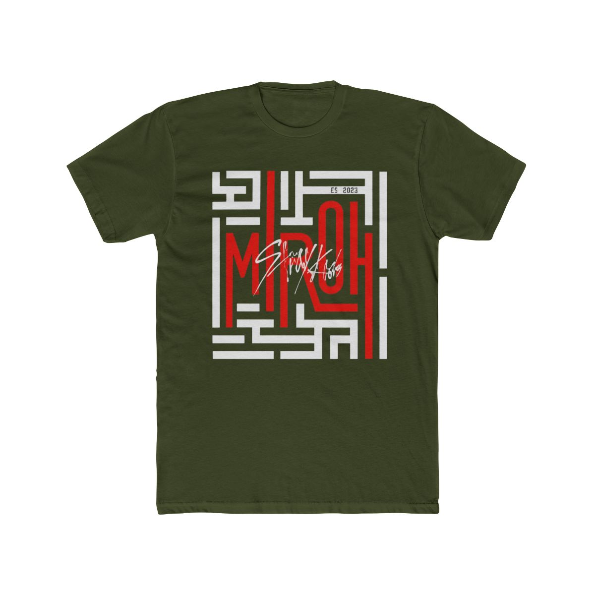 KPOP STRAY KIDS OFFICIAL LOGO MIROH Classic T Shirt - alternate angle 4, merchandise