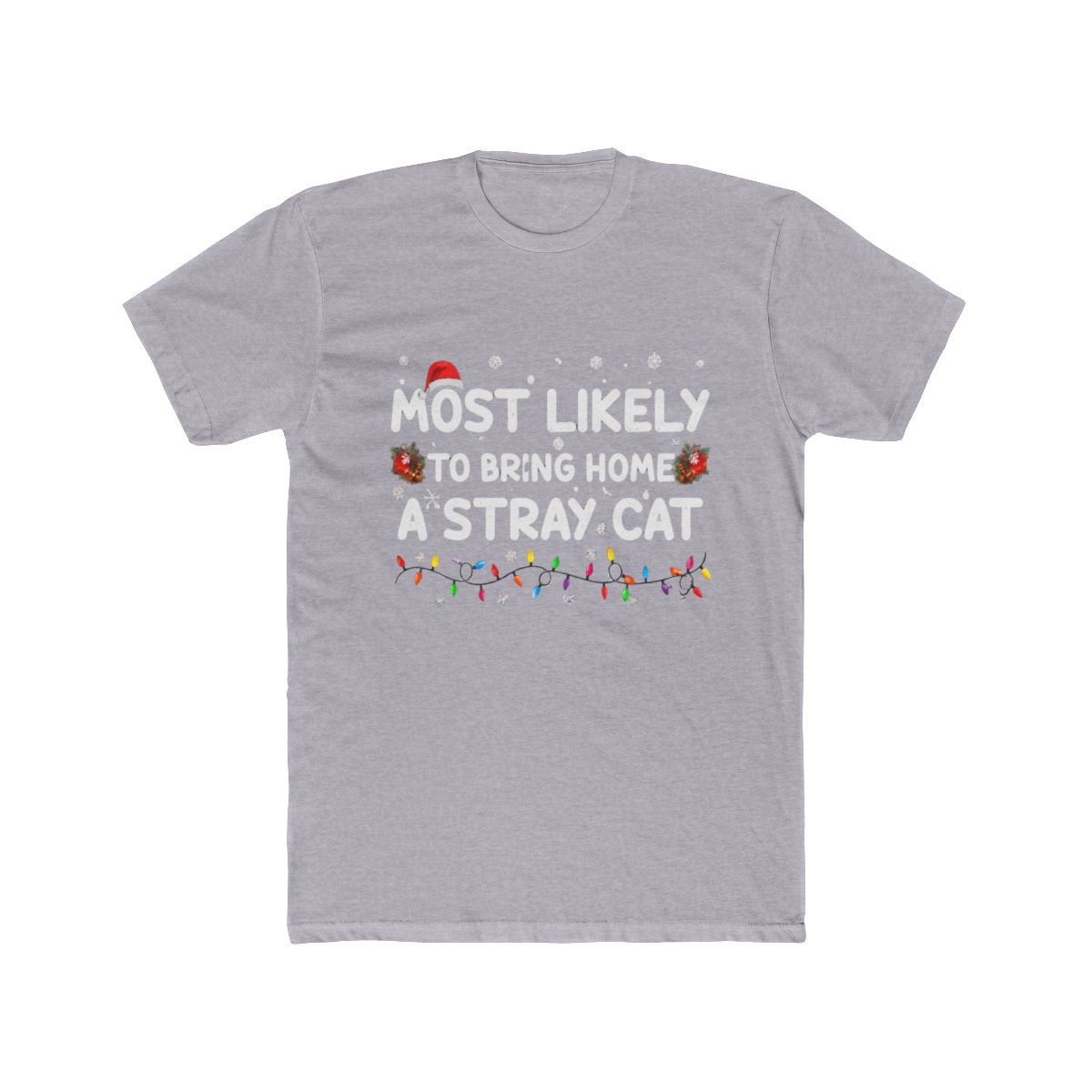 Most Likely To Bring Home A Stray Cat Christmas T Shirt | Stray Kids - alternate angle 3, merchandise