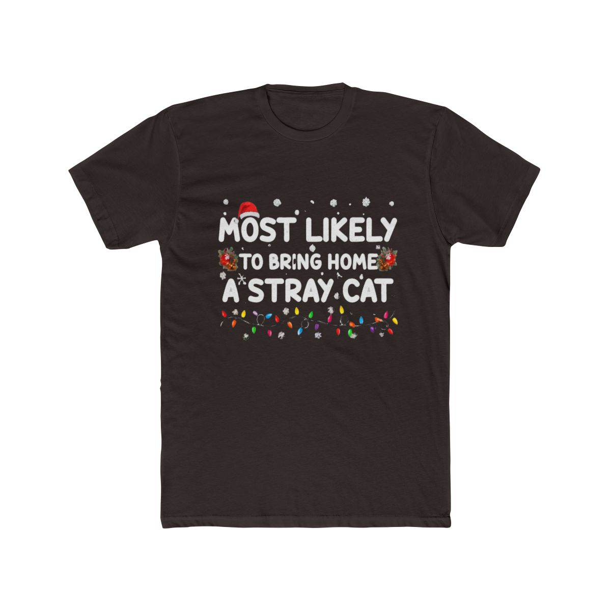 Most Likely To Bring Home A Stray Cat Christmas T Shirt | Stray Kids - alternate angle 2, merchandise