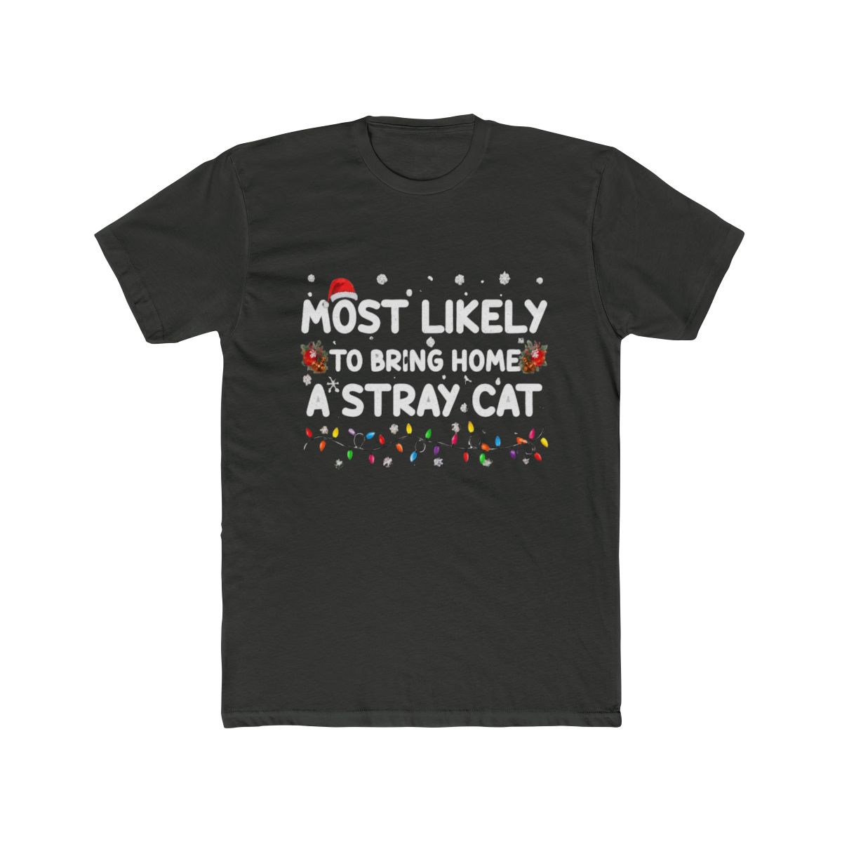 Most Likely To Bring Home A Stray Cat Christmas T Shirt | Stray Kids - alternate angle 5, merchandise
