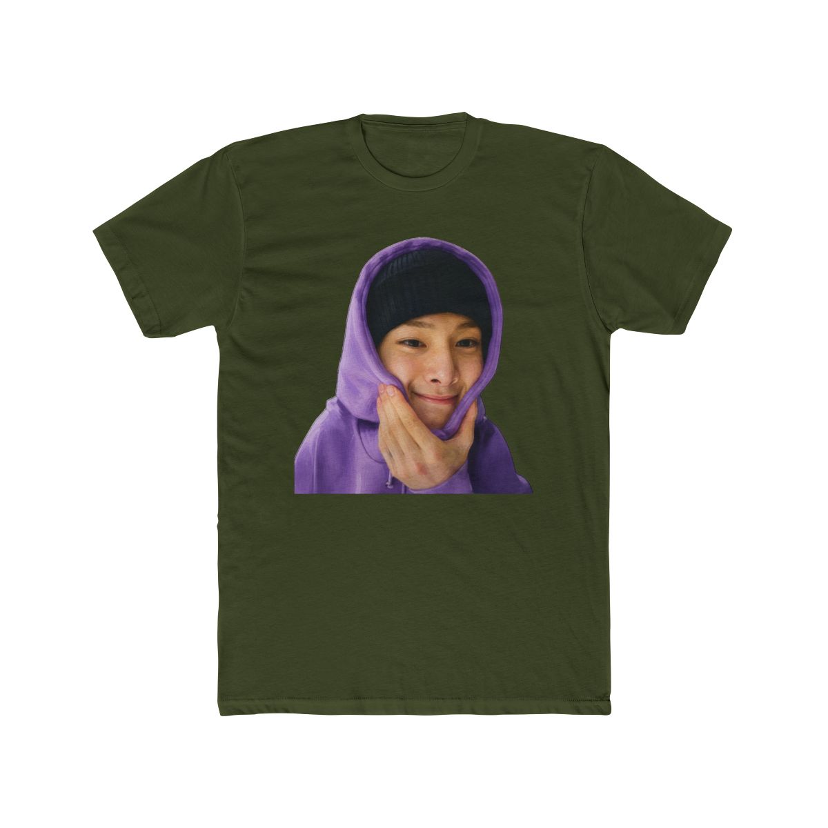 I.N Jeongin Stray Kids Funny Cute Meme Sticker T Shirt - alternate angle 3, merchandise