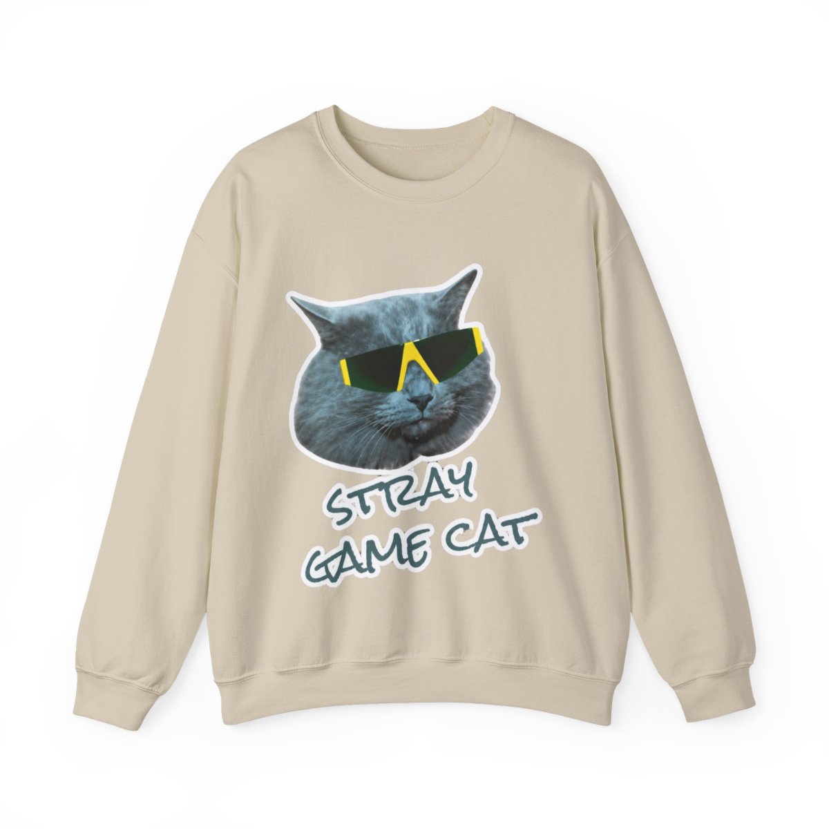 Stray Game Cat Kids Crewneck T-Shirts | Stray Kids - alternate angle 4, merchandise