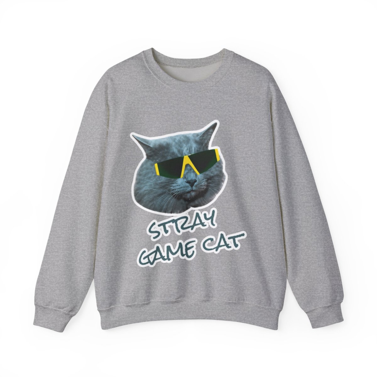 Stray Game Cat Kids Crewneck T-Shirts | Stray Kids - alternate angle 5, merchandise