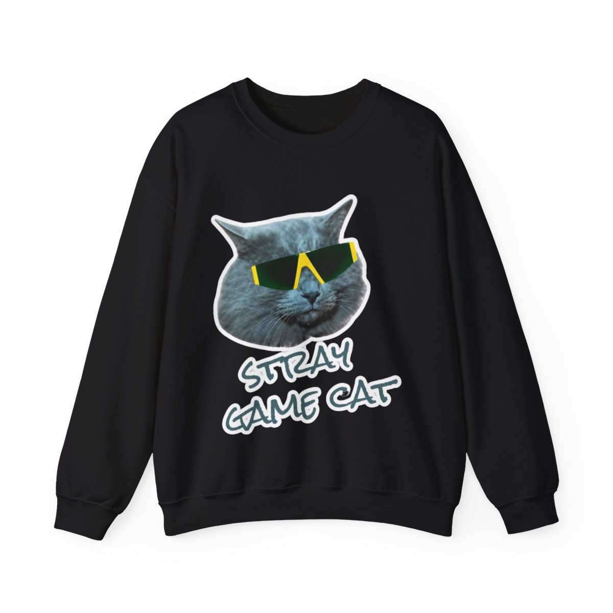 Stray Game Cat Kids Crewneck T-Shirts | Stray Kids - alternate angle 3, merchandise