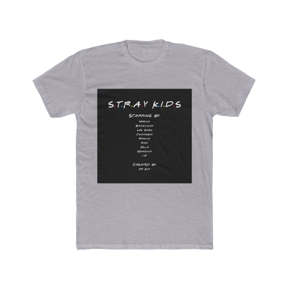 Stray k!ds as Friends. T Shirt | Stray Kids - alternate angle 5, merchandise