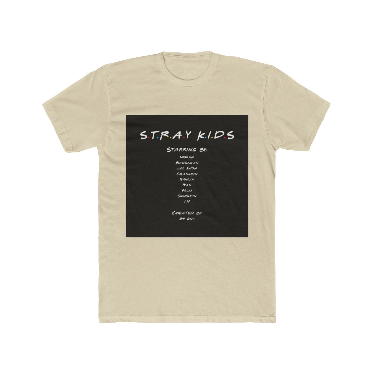 Stray k!ds as Friends. T Shirt | Stray Kids - alternate angle 4, merchandise