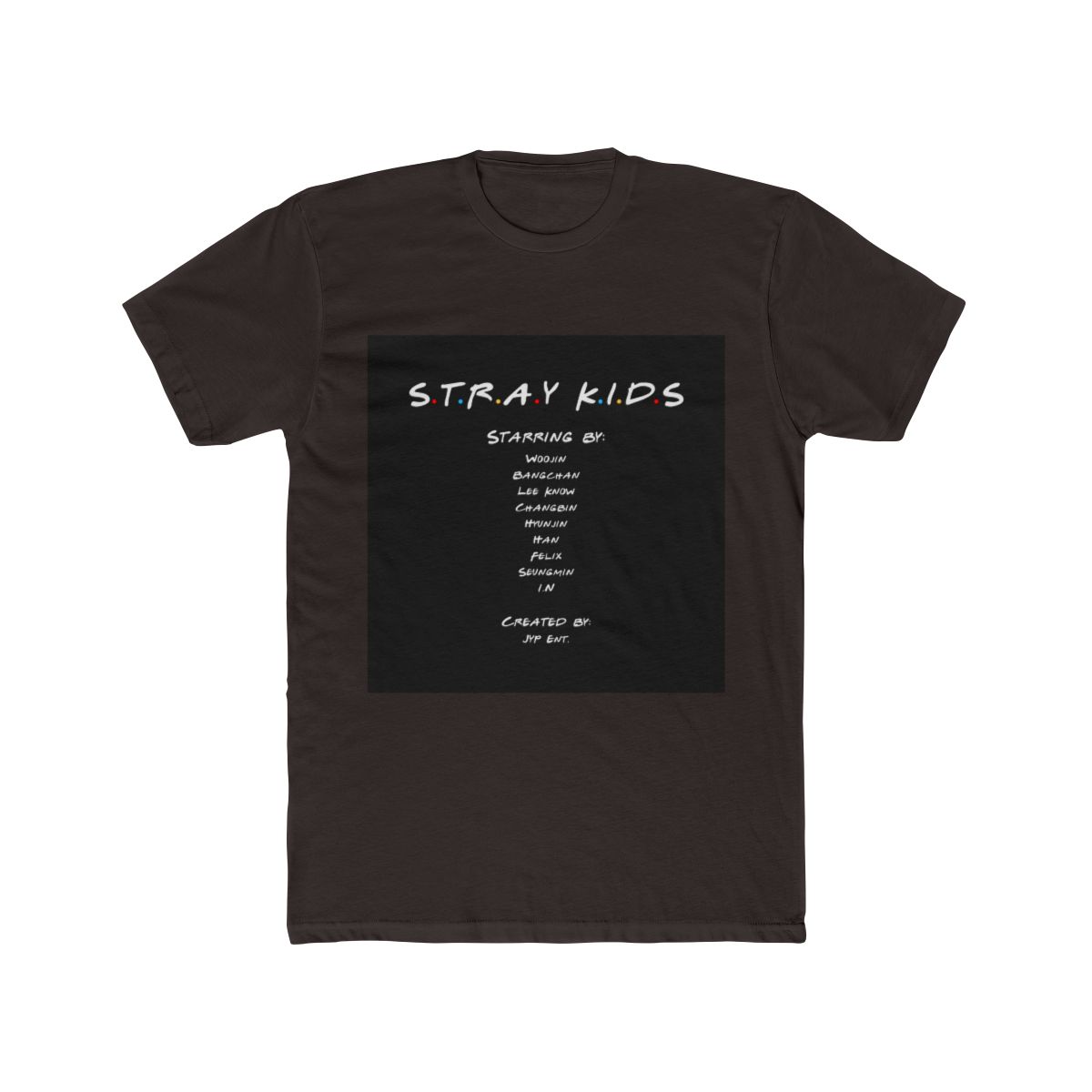 Stray k!ds as Friends. T Shirt | Stray Kids - alternate angle 3, merchandise