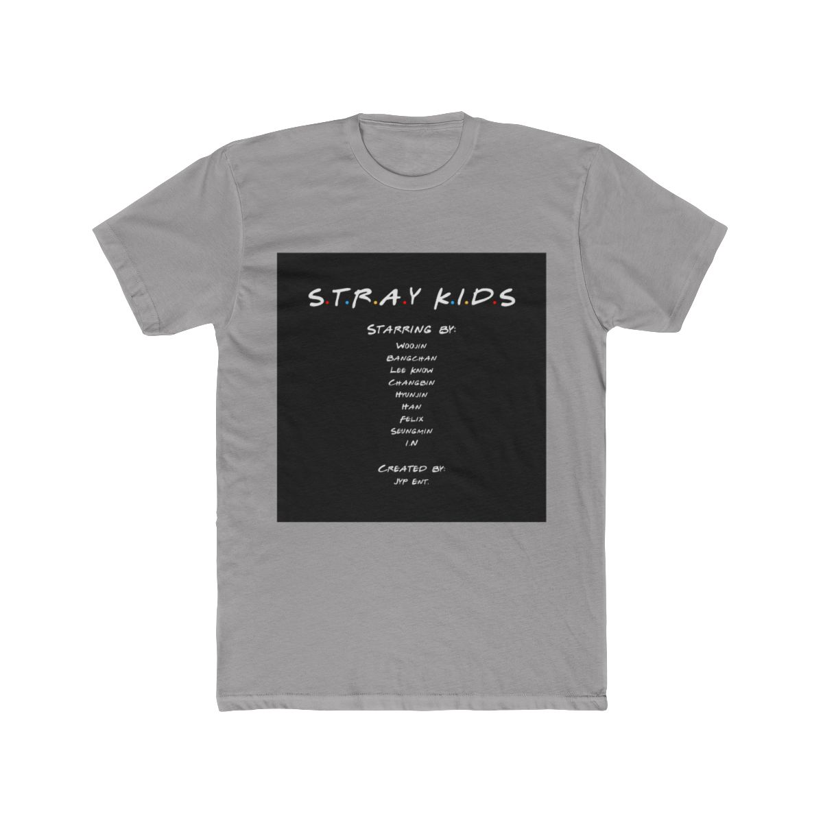 Stray k!ds as Friends. T Shirt | Stray Kids - alternate angle 2, merchandise