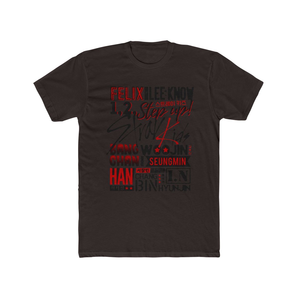 STRAY KIDS Font Collage T Shirt - alternate angle 2, merchandise