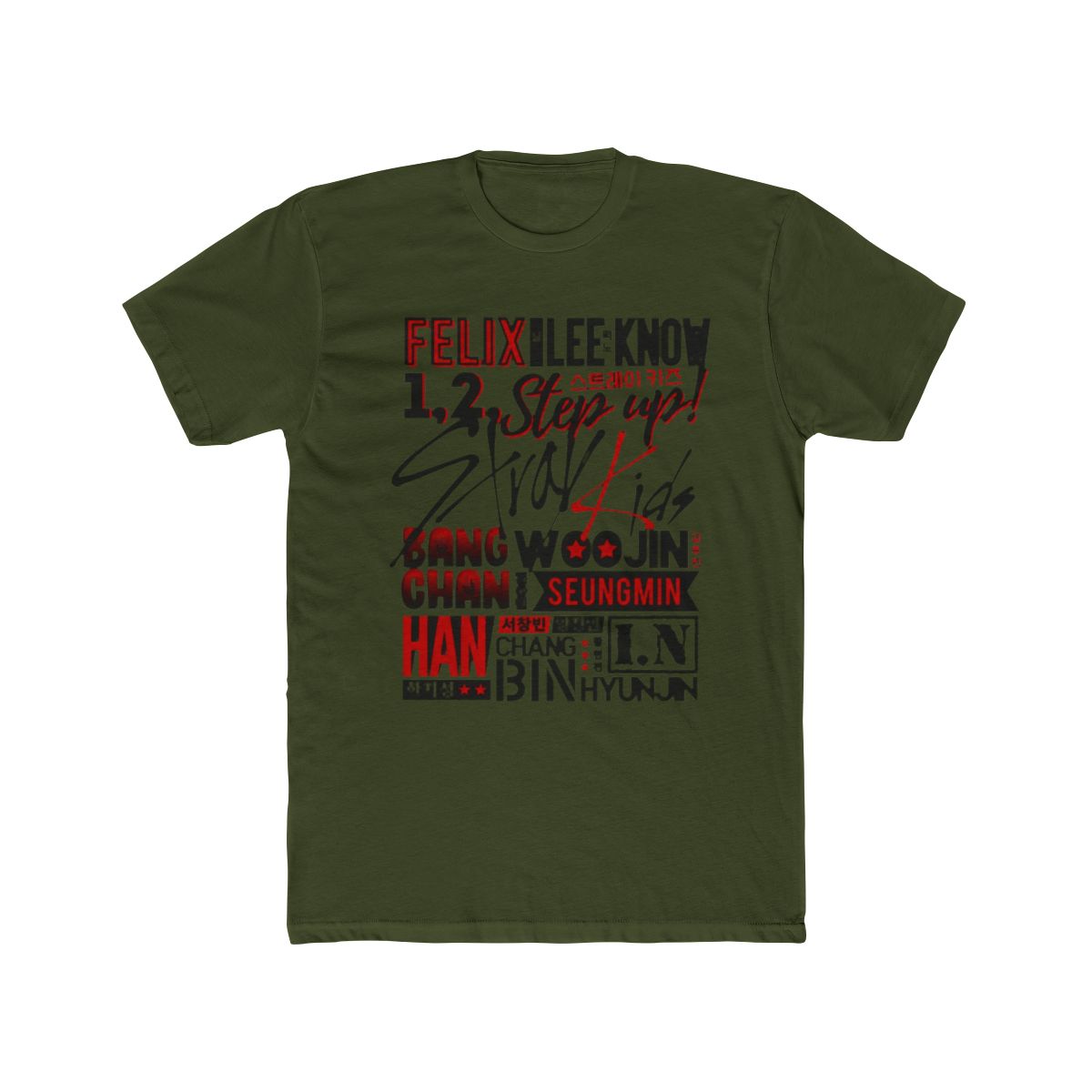 STRAY KIDS Font Collage T Shirt - alternate angle 4, merchandise