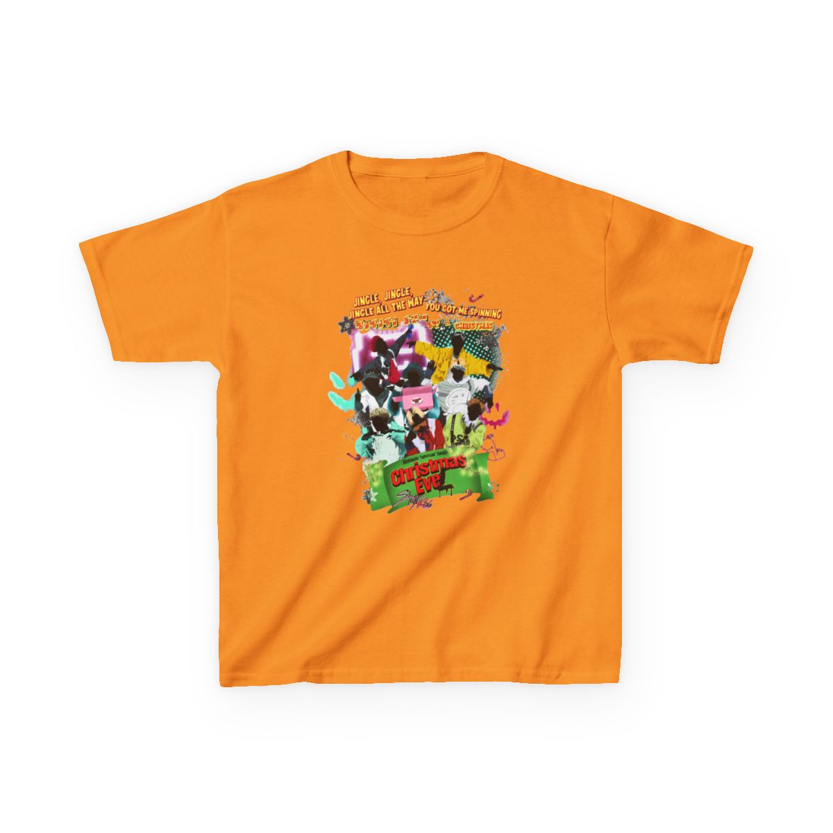 christmas evel stray kids T-Shirt - alternate angle 4, merchandise