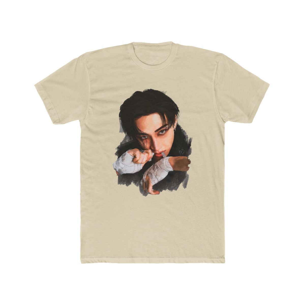 Stray Kids Karma BangChan Illustration fanart T Shirt - alternate angle 4, merchandise