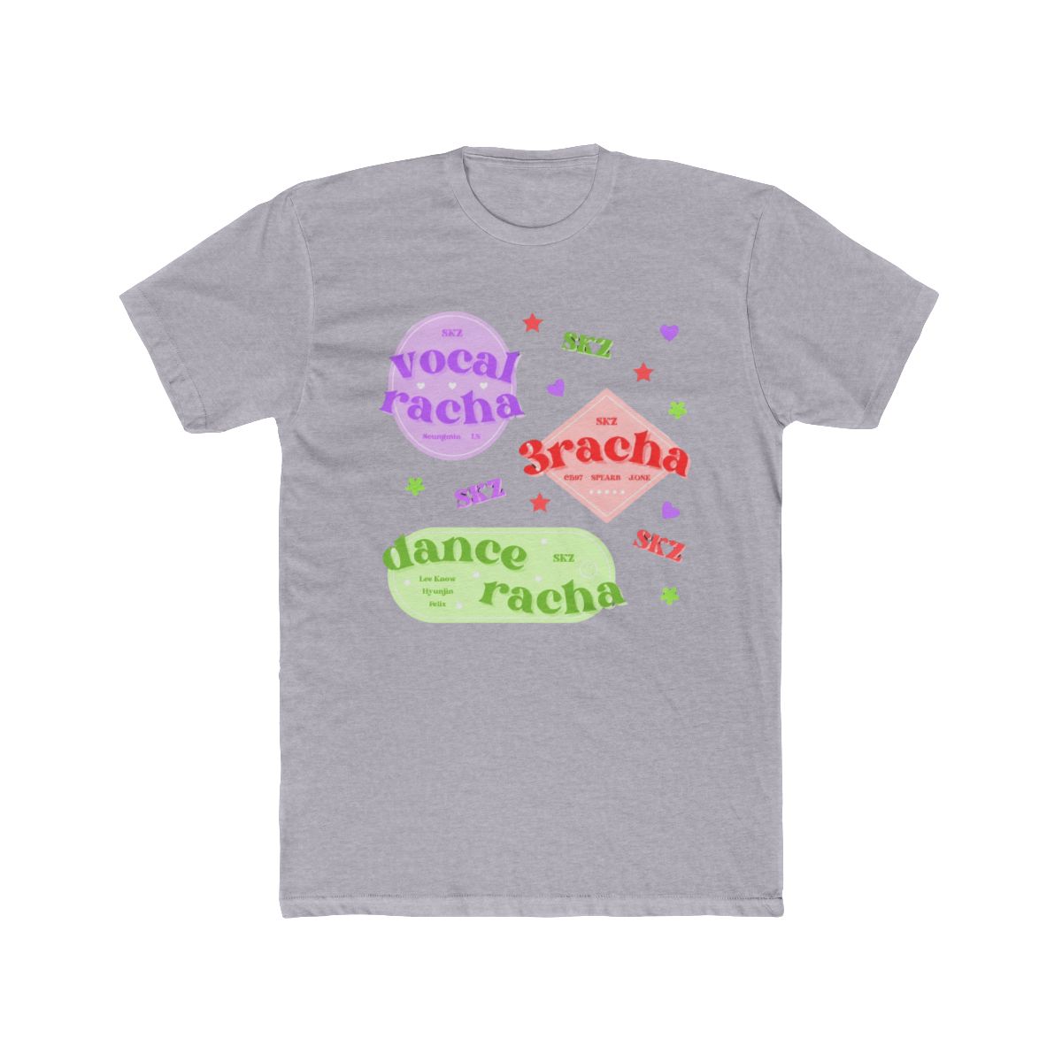 Pack Stray Kids streak - 3racha, vocal streak, dance rance T Shirt - alternate angle 4, merchandise