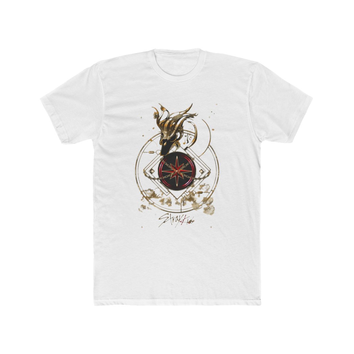 Stray Kids Dominate Tour Gold Dragon Nachimbong Compass T Shirt - Stray Kids official T-Shirts merch