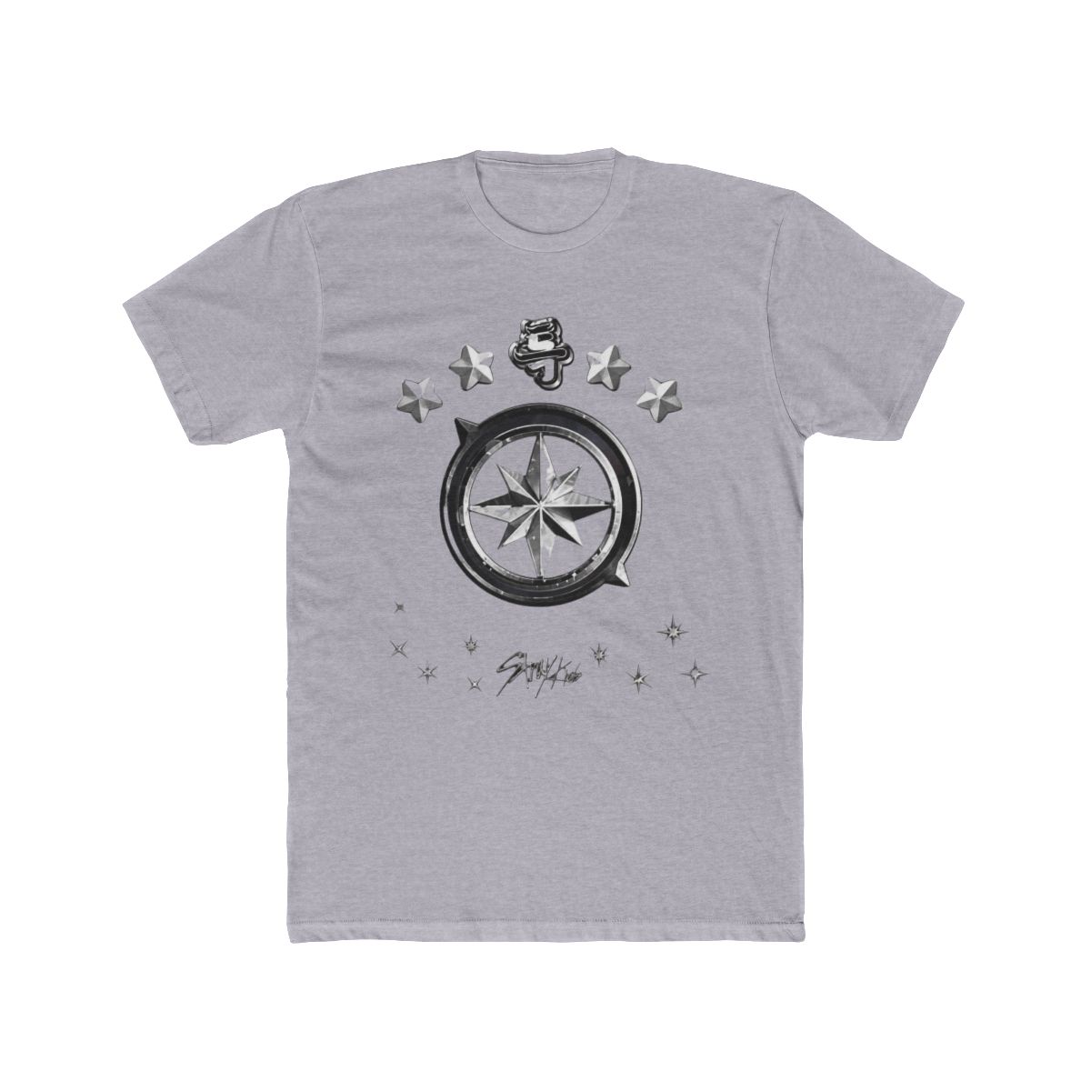 Stray Kids 5 Star Compass Apparel - Galaxy Version T Shirt - alternate angle 5, merchandise