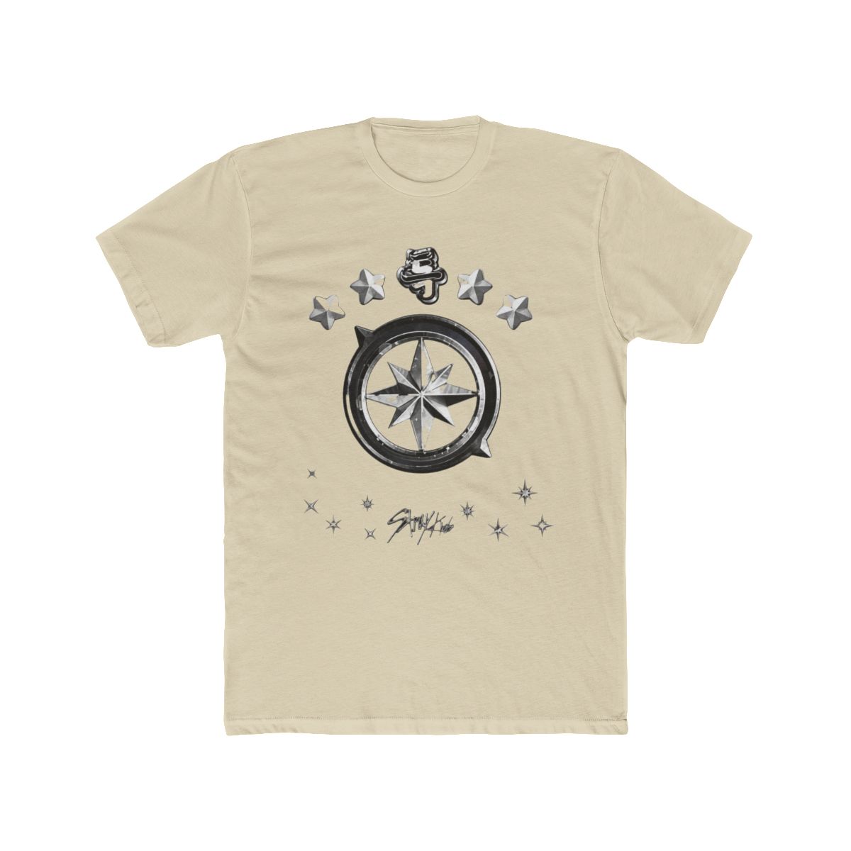 Stray Kids 5 Star Compass Apparel - Galaxy Version T Shirt - alternate angle 4, merchandise