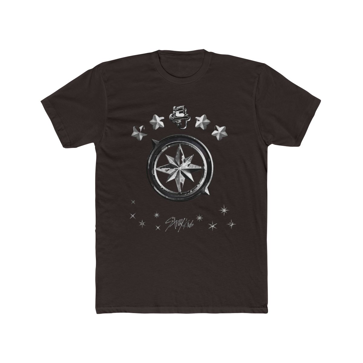 Stray Kids 5 Star Compass Apparel - Galaxy Version T Shirt - alternate angle 3, merchandise