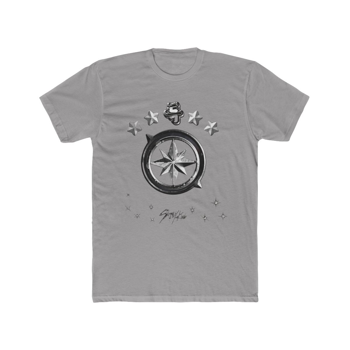Stray Kids 5 Star Compass Apparel - Galaxy Version T Shirt - alternate angle 2, merchandise