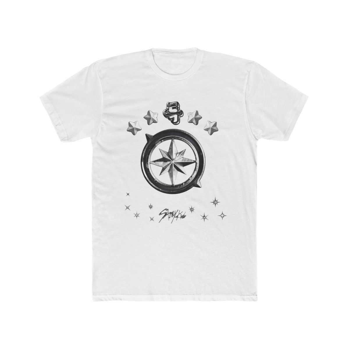 Stray Kids 5 Star Compass Apparel - Galaxy Version T Shirt — official Stray Kids T-Shirts