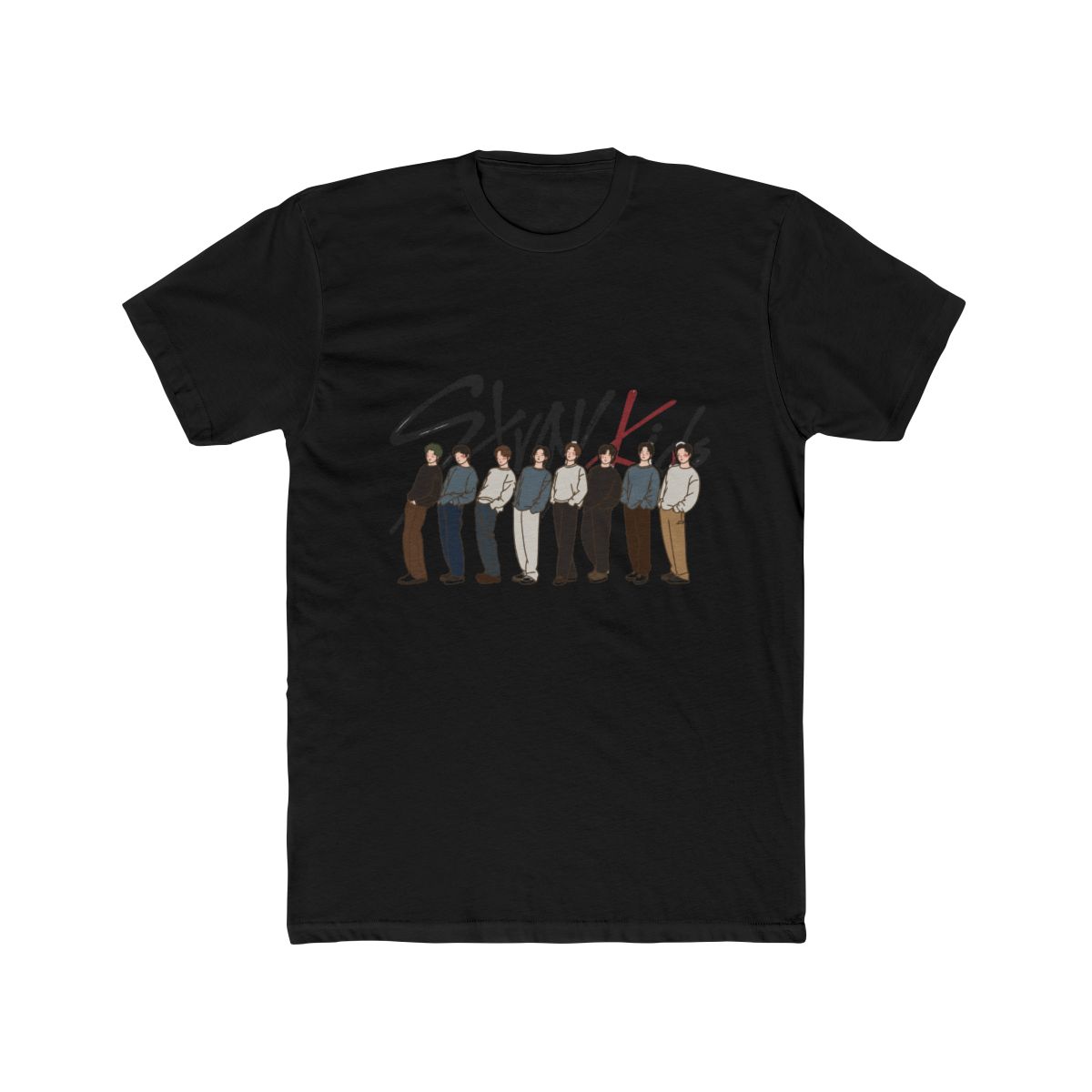 Stray Kids Kpop Art T Shirt - alternate angle 4, merchandise